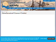 Tablet Screenshot of jobs.geochemsoc.org